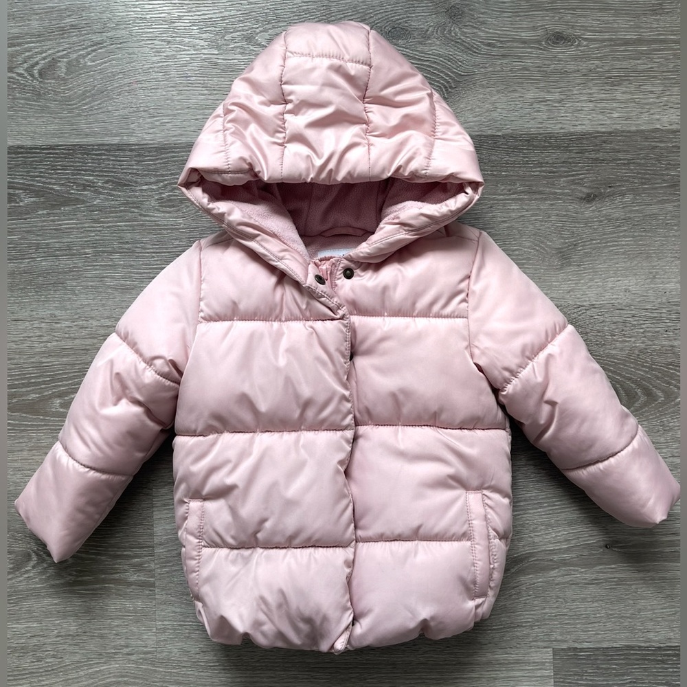 Old Navy Pink Puffer Jacket